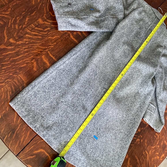 Vintage London Town Samuelsohn Tailored Tweed Wool Overcoat. - Picture 10 of 14